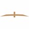 Ekena Millwork Bellingham Timber Gable Bracket, Western Red Cedar, 108"W x 18"H x 5 1/2"D x 5 1/2"F, 4/12 Pitch GBW108X18X0606BEL00SWR - alternate 1